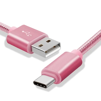 3-NOGA kabel USB Type C Najlon Metalni Vrsta Sinkronizacije C Brzo Punjenje za Lenovo Z2 Plus, Zuk Edge / Edge L , ZUK Z1 Z2, Z2 PRo USB kabel