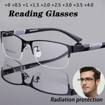 Novi Muškarci i žene Visoke Kvalitete Diopters s pola Okviri Poslovne Uredske Muške Naočale Za čitanje Trend Naočale za čitanje Naočale za čitanje