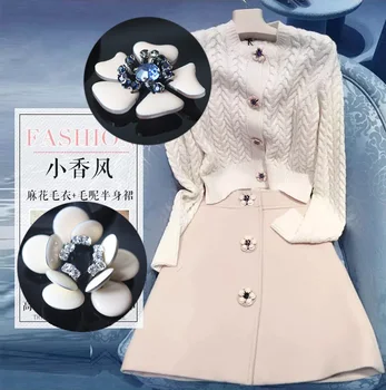 3D cvijet rhinestones perle ukras gumbe zakrpe džemper, kaput, haljina je aplicirano obuća torbe nakit krpa odjeća DIY