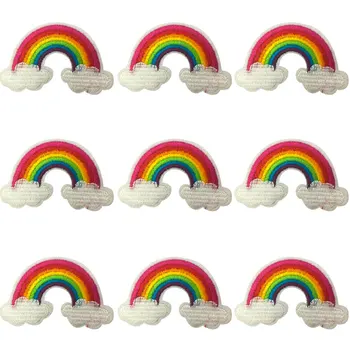 Pulaqi 10 kom. Rainbow Crtani Krpa LGBT Veliko Zakrpe Glačalo Na Zakrpe Za Odjeću PEDER Veleprodaja Дропшип Custom Zakrpe