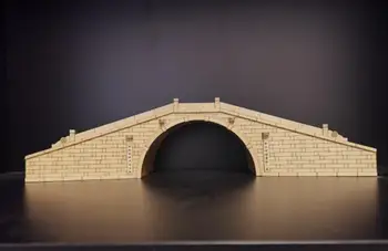 Skala 1/50 drevni kineski arhitektura model kit одноарочный most Drveni starinski građevinski kit