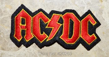 TOPLA RASPRODAJA!~ AC/DC PUNK-ROCK, HEAVY METAL GLAZBA S LOGOTIPOM Željezo Na skrpan, нашивка,Aplike, Od tkanine, Zajamčena kvaliteta
